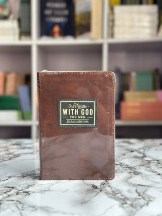 One Minute With God For Men Faux Leather