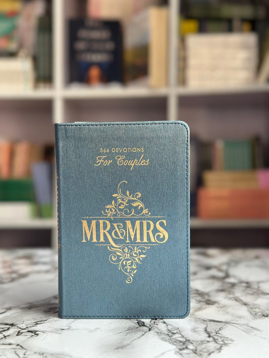 Mr & Mrs 366 Faux Leather Devotions For Couples