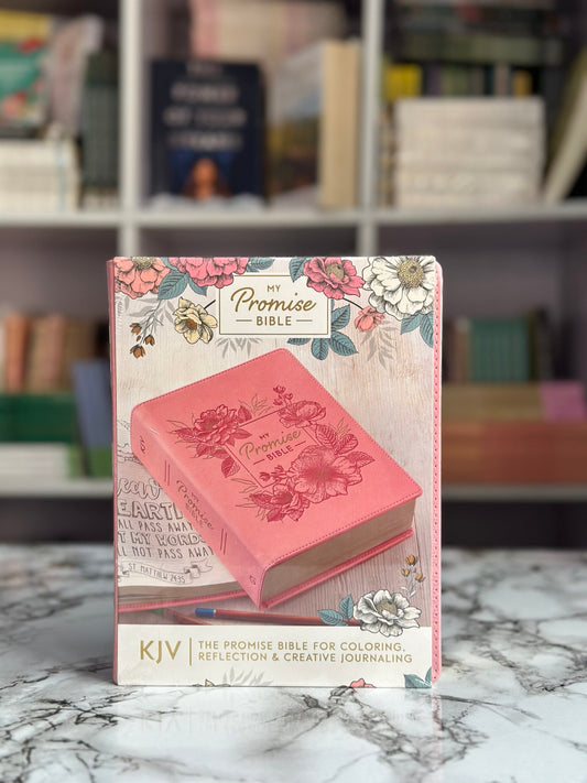 KJV Pink Faux Leather Hardcover My Promise Bible