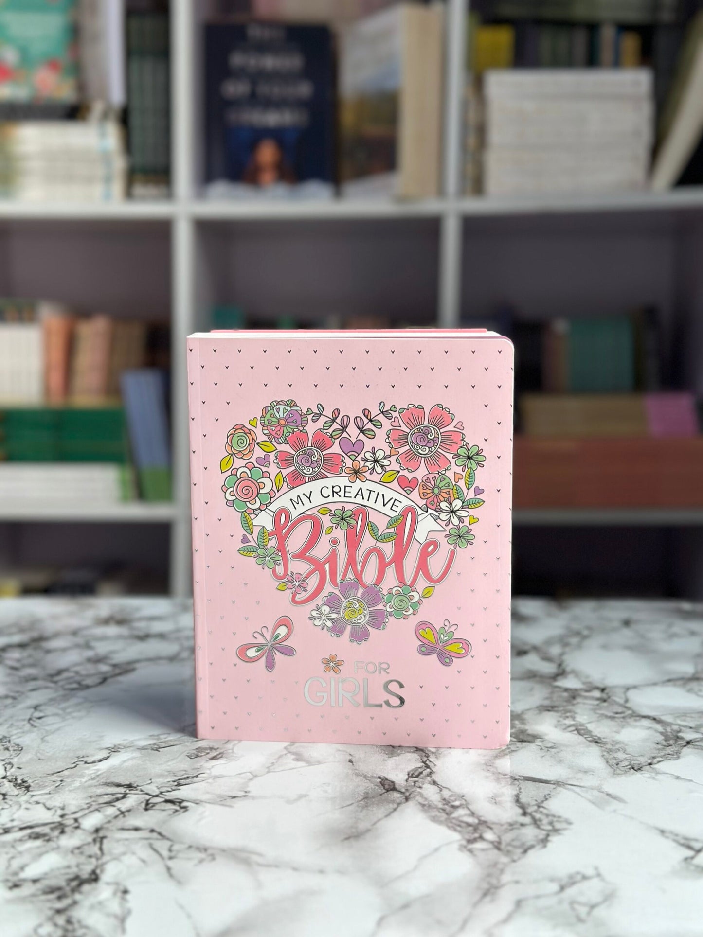 ESV My Creative Bible for Girls Softcover, Pink Floral