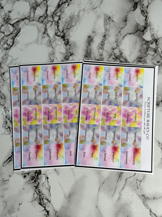 Blossom Bible Tabs