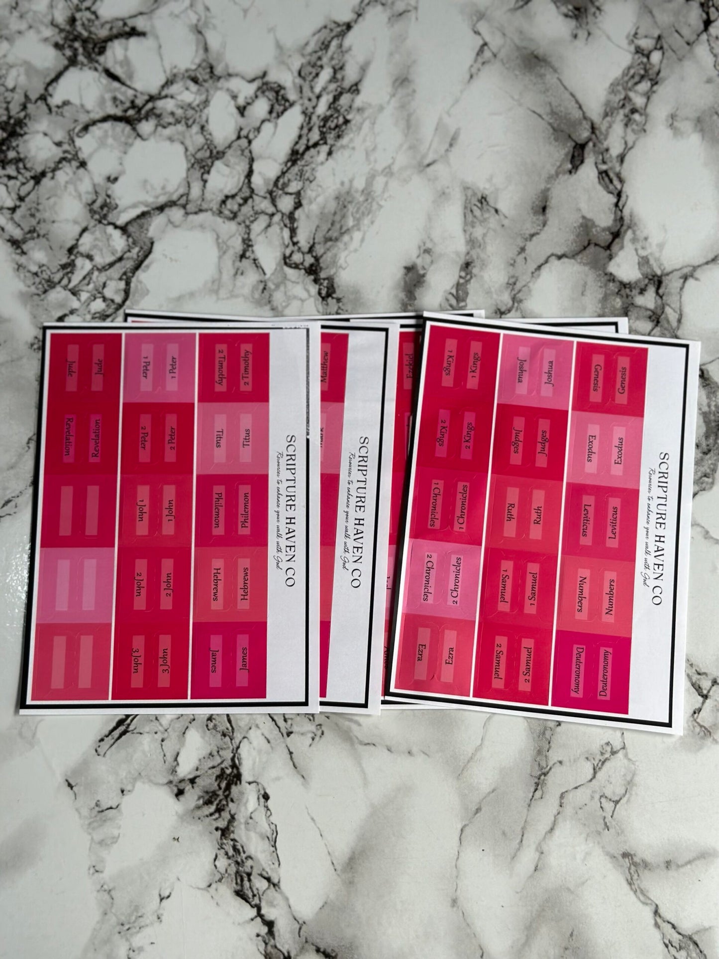 Fresh Pink Bible Tabs