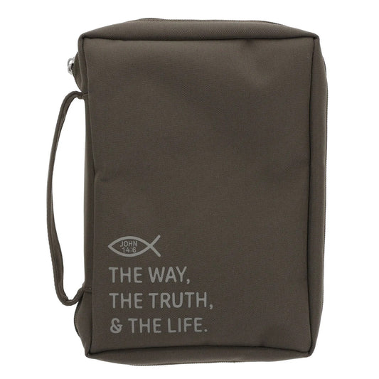 The Way, the Truth and the Life Polyester Bible Bag Medium