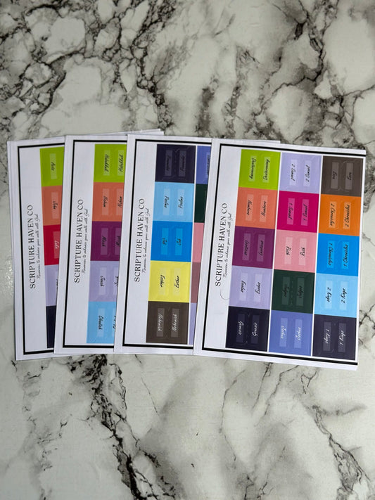 Blush Bible Tabs