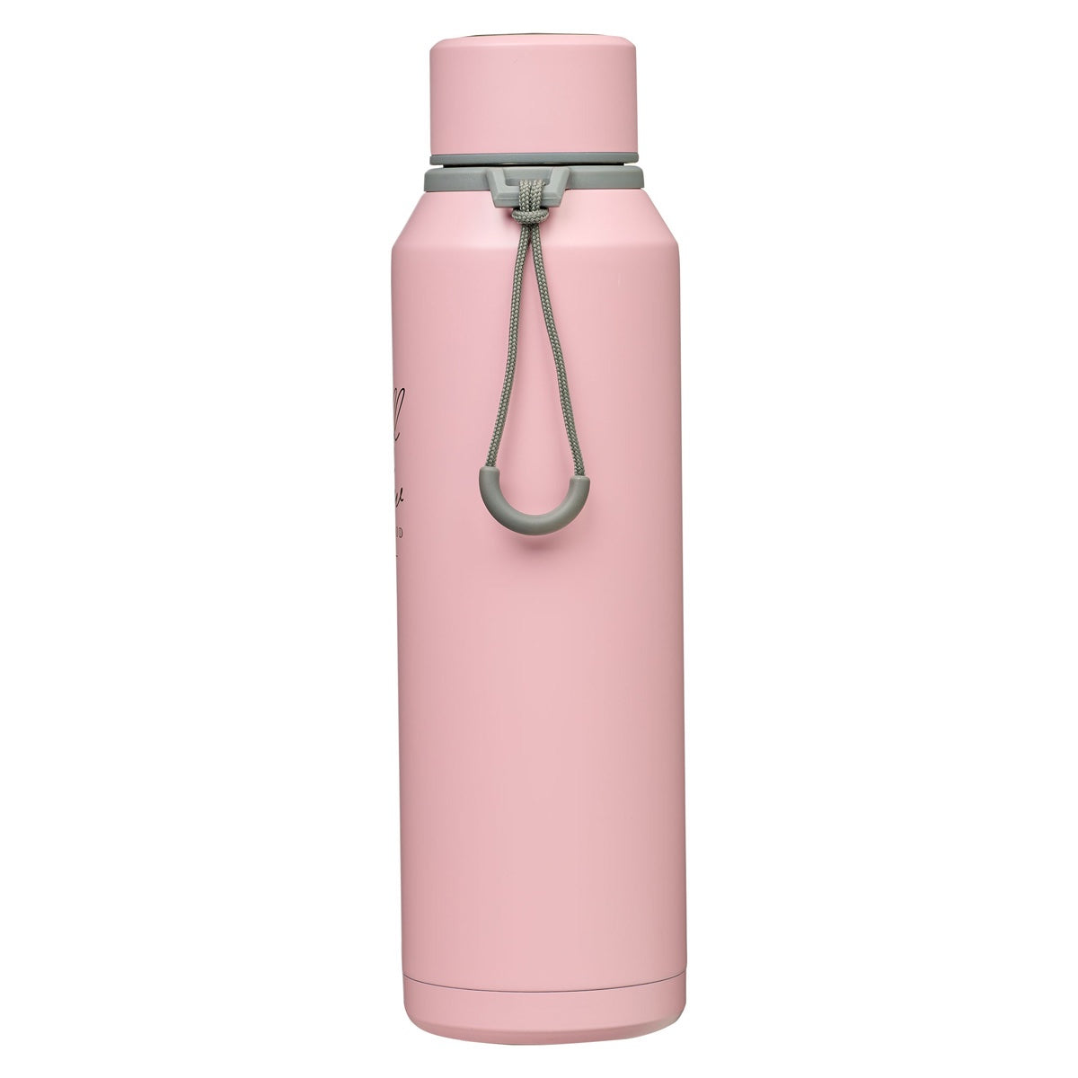 Be Still and Know That I Am God Pink Stainless Steel Water Bottle
