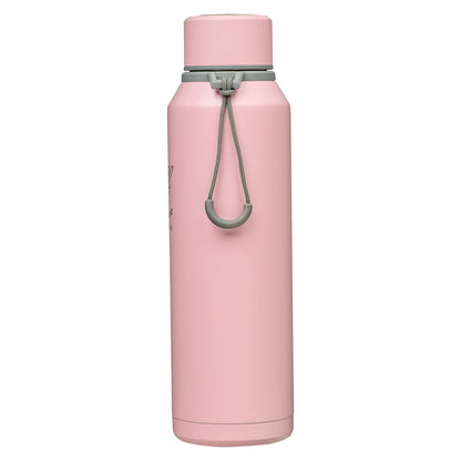Be Still and Know That I Am God Pink Stainless Steel Water Bottle