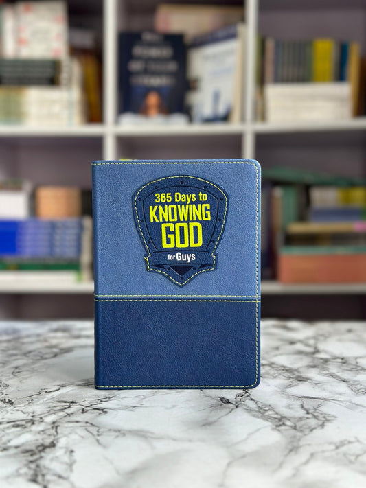 365 Days To Knowing God For Guys Faux Leather