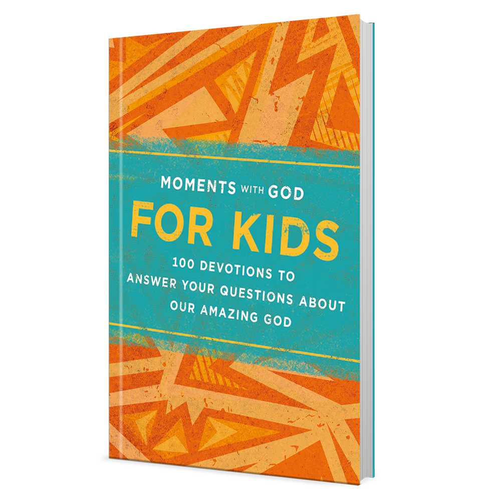 Moments with God for Kids: 100 Devotions to Answer Your Questions about Our Amazing God